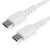 Cabo USB-C StarTech - Branco - 1m - Fibra de Aramida