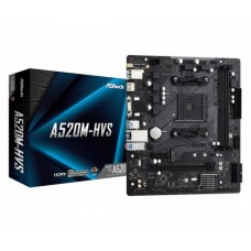 Placa-mãe ASRock A520M-HVS: AMD AM4, A520, 2x DDR4, 64GB, VGA+HDMI, 4x SATA3, 1x M.2, USB-C Placa-mãe ASRock A520M-HVS: AMD AM4, A520, 2x DDR4, 64GB, VGA+HDMI, 4x SATA3, 1x M.2, USB-C