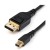 StarTech.com 6ft (2m) VESA Certified Mini DisplayPort to DisplayPort 1.4 Cable, 8K 60Hz HBR3 HDR, Super UHD mDP to DP 1.4 Cord, Slim (34 AWG) Ultra HD 4K 120Hz, Monitor/Video Cable - mDP to DP Cable (DP14MDPMM2MB) - Cabo DisplayPort - Mini DisplayPor
