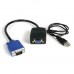 Splitter de Vídeo VGA StarTech 2 Portas ST122LE
