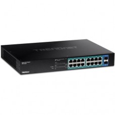 Switch de Rede Trendnet TPE-TG182 Gigabit Ethernet 18 Portas PoE+ Switch de Rede Trendnet TPE-TG182 Gigabit Ethernet 18 Portas PoE+