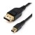 StarTech.com 3ft (1m) VESA Certified Mini DisplayPort to DisplayPort 1.4 Cable, 8K 60Hz HBR3 HDR, Super UHD mDP to DP 1.4 Cord, Slim (34 AWG) Ultra HD 4K 120Hz, Monitor/Video Cable - mDP to DP Cable (DP14MDPMM1MB) - Cabo DisplayPort - Mini DisplayPor