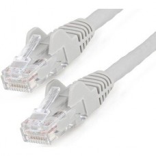 StarTech.com 2m LSZH CAT6 Ethernet Cable, 10 Gigabit Snagless RJ45 100W PoE Network Patch Cord with Strain Relief, CAT 6 10GbE UTP, Grey, Individually Tested/ETL, Low Smoke Zero Halogen - Category 6 - 24AWG (N6LPATCH2MGR) - Cabo patch - RJ-45 (M) par
