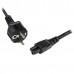 StarTech.com 1m (3ft) Laptop Power Cord, EU Schuko to C5, 2.5A 250V, 18AWG, Notebook / Laptop Replacement AC Cord, Printer/Power Brick Cord, Schuko CEE 7/7 to Clover Leaf IEC 60320 C5 - Laptop Charger Cable - Cabo de alimentação - IEC 60320 C5 para p