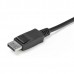 StarTech.com 2 Port DisplayPort KVM Switch, 4K 60Hz, Compact Dual Port UHD DP 1.2 USB Desktop KVM Switch w/ Integrated 4ft Cables & Audio, Bus Powered & Remote Switching, MacBook ThinkPad - SV211DPUA4K