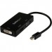 Adaptador StarTech Mini DisplayPort para VGA, DVI e HDMI