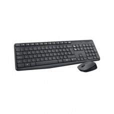 Teclado Español + Ratón Logitech Mk235 Inalámbrico Usb Qwerty Gris 920-007919