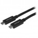 StarTech.com USB C to UCB C Cable - 3 ft / 1m - M/M - USB 3.0 (5Gbps) - USB C Charging Cable - USB Type C Cable - USB-C to USB-C Cable (USB315CC1M) - Cabo USB - 24 pin USB-C (M) reto para 24 pin USB-C (M) reto - USB 3.1 Gen 2 / Thunderbolt 3 / Displa