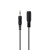 Ewent Cabo Audio 3.5mm M/F 2mt