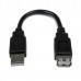 Extensor Startech USB 2.0 Tipo A Macho/Fêmea, USBEXTAA6IN, 15cm