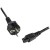 StarTech.com 2m (6ft) Laptop Power Cord, EU Schuko to C5, 2.5A 250V, 18AWG, Notebook / Laptop Replacement AC Cord, Printer/Power Brick Cord, Schuko CEE 7/7 to Clover Leaf IEC 60320 C5 - Laptop Charger Cable - Cabo de alimentação - IEC 60320 C5 para p