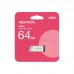 Pen Drive ADATA UR350 64GB, UR350-64G-RSR/BK, USB 3.1 Gen 1, design elegante em metal, sem tampa