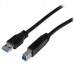 Cabo StarTech USB 3.0 A-B 1m Cabo StarTech USB 3.0 A-B 1m