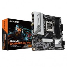 GIGABYTE B650M GAMING PLUS WIFI Placa base - Procesadores AMD Ryzen 9000, VRM de 5+2+2 fases, hasta 8000 MHz DDR5, 2xPCIe 4.0 M.2, LAN 2.5GbE, WIFI 6E, USB 3.2 Gen 1 GIGABYTE B650M GAMING PLUS WIFI Placa base - Procesadores AMD Ryzen 9000, VRM de 5+2+2 fases, hasta 8000 MHz DDR5, 2xPCIe 4.0 M.2, LAN 2.5GbE, WIFI 6E, USB 3.2 Gen 1