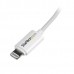 Cable 2m Lightning Apple Ipod Cabl Ipad Iphone a Usb 2.0 Blanco