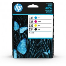 Tinteiro HP 934/935, Pack 4 Cartuchos (Negro, Cian, Magenta, Amarelo)