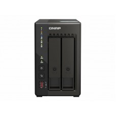 QNAP TS-253E NAS Tower Intel® Celeron® J6412 8 GB 0 TB QNAP QTS Preto