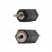 Adaptador de Áudio Nanocable, Jack 2.5mm-H para Jack 3.5mm-M, Preto Adaptador de Áudio Nanocable, Jack 2.5mm-H para Jack 3.5mm-M, Preto