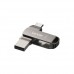 256gb Dual Type-C And Type-A Usmem Otg Jumpdrive D400 Usb 3.1 Type-