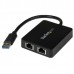 Adaptador Startech USB 3.0 Gigabit Ethernet USB32000SPT - RJ-45, 526 Mbps, Wake-on-LAN