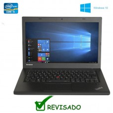 Portátil Lenovo Thinkpad T460 Reacondicionado: I7-6600U, 16GB RAM, 256GB SSD, Windows 11 Pro