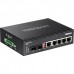 Switch de Rede Trendnet TI-G62: Switch Gigabit Ethernet não gerido, 6 portas, montagem em trilho DIN Switch de Rede Trendnet TI-G62: Switch Gigabit Ethernet não gerido, 6 portas, montagem em trilho DIN
