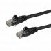 100 Ft Black Gigabit Snagless Cabl Rj45 Utp Cat6 Patch Cable - 100f