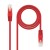 Cabo de Rede Cat6 Nanocable, 3m, Vermelho