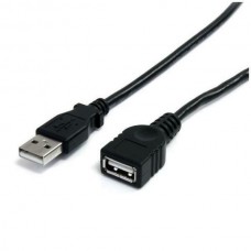 Cabo Extensão USB 2.0 StarTech - 90cm - USBEXTAA3BK