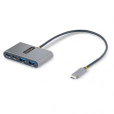 StarTech.com 4-Port USB-C Hub with 100W Power Delivery Pass-Through Charging, 2x USB-A + 2x USB-C, 5Gbps, USBC Hub w/ 1ft (30cm) Long Cable, Portable Laptop USB Type-C to USB-A/C Hub - 5G2A2CPDB-USB-C-HUB