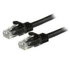StarTech.com 5m CAT6 Ethernet Cable, 10 Gigabit Snagless RJ45 650MHz 100W PoE Patch Cord, CAT 6 10GbE UTP Network Cable w/Strain Relief, Black, Fluke Tested/Wiring is UL Certified/TIA - Category 6 - 24AWG (N6PATC5MBK) - Cabo patch - RJ-45 (M) para RJ