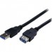 StarTech.com 2m Black SuperSpeed USB 3.0 Extension Cable A to A - USB3SEXT2MBK