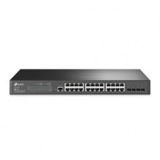 TP-LINK JetStream 24-Port Gigabit L2 Managed Switch with 4 SFP Slots TP-LINK JetStream 24-Port Gigabit L2 Managed Switch with 4 SFP Slots