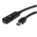 StarTech.com 32.8 ft Active USB 3.0 Extension Cable with AC Power Adapter - Shielded - Male to Female USB USB 3.1 Gen 1 Type A (5Gbps) Extender (USB3AAEXT10M) - Cabo de extensão USB - USB Tipo A (M) para USB Tipo A (F) - USB 3.0 - 10 m - activo - pre