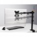 Kensington SmartFit Ergo Single Extended Monitor Arm - Kit de montagem - braço ajustável - para Monitor - aço com pintura em pó - preto - tamanho de tela: até 34