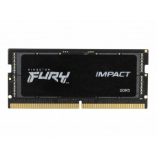 Kingston FURY Impact - DDR5 - kit - 32 GB:2 x 16 GB - SO DIMM 262-pinos - 4800 MHz / PC5-38400 - unbuffered - KF548S38IBK2-32