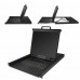 Acessório para Servidor Startech RKCONS1908K - Aço, Preto, 43x483x643mm
