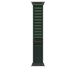 Apple - 49mm Dark Green Alpine Loop - Small - Black Titanium Finish