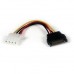 StarTech.com 6in SATA to LP4 Power Cable Adapter - F/M - Power adapter - SATA power (M) to 4 pin internal power (F) - 5.9 in - black - LP4SATAFM6IN - Adaptador de alimentação - SATA de alimentação (M) para 4 PIN potência interna (F) - 15 cm - preto - StarTech.com 6in SATA to LP4 Power Cable Adapter - F/M - Power adapter - SATA power (M) to 4 pin internal power (F) - 5.9 in - black - LP4SATAFM6IN - Adaptador de alimentação - SATA de alimentação (M) para 4 PIN potência interna (F) - 15 cm - preto -