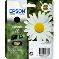 Tinteiro EPSON 18 Preto + Alarme RF - XP-30/x02/x05/x12/x15/x22/x25