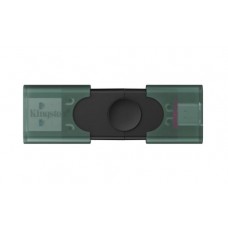 Kingston Technology DataTraveler DuoG2 unidade de memória USB 256 GB USB Type-A / USB Type-C 3.2 Gen 1 (3.1 Gen 1) Preto, Verde