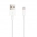 Cabo USB-A para Lightning Nanocable 2m Branco