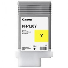 Cartucho Tinta Amarillo Canon Pfi-120 Amarillo/130ml/Compatible Plotter Canon Tm-200, Tm-205, Tm-300, Tm-305