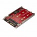 StarTech.com Adaptador de disco M.2 de duas ranhuras para SATA para baía de disco de 2,5