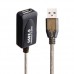 Cabo USB Ewent EW1024, USB 2.0, 25m, Preto, Amplificador de Sinal Cabo USB Ewent EW1024, USB 2.0, 25m, Preto, Amplificador de Sinal