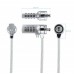Tooq Cable de Seguridad Universal Con Combinacion para Portatiles - Bloqueo de 4 Digitos - Acero 4.5mm - Longitud 1.50m
