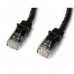 1m Black Snagless Cat6 UTP Patch Cable