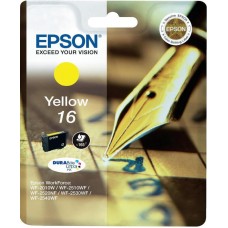 Tinteiro EPSON 16 Amarelo + Alarme RF - WF-2010/251xx/26xx/27xx