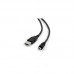 Cabo USB iggual, Série PSICCP-USB2-AM5P-6, 1.8m, USB A-Mini USB B, Preto, Macho/Macho