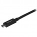StarTech.com USB C to UCB C Cable - 3 ft / 1m - M/M - USB 3.0 (5Gbps) - USB C Charging Cable - USB Type C Cable - USB-C to USB-C Cable (USB315CC1M) - Cabo USB - 24 pin USB-C (M) reto para 24 pin USB-C (M) reto - USB 3.1 Gen 2 / Thunderbolt 3 / Displa